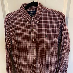 Ralph Lauren Polo Men’s Medium M Casual Men’s Dress Shirt Button Down